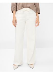 Brax Damen Five-Pocket-Hose Style MORGAN OFFWHITE, cremeweiß, Gr. 48K