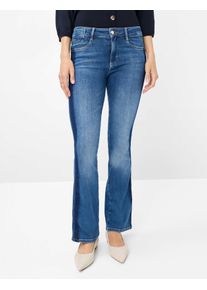 Brax Damen Five-Pocket-Hose Style ANA USED LIGH BLUE, denim blau, Gr. 44