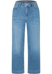 MAC Damen Weite Jeans "DREAM culotte"commercial summer blau, casual, Gr. 38, unifarben, Denim/Jeans, Obermaterial: 75% Baumwolle, 12% Modal, 9%