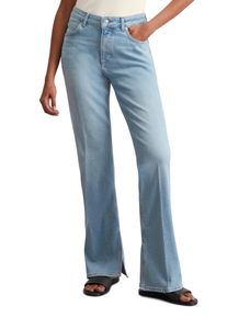 Marc O'Polo MARC O'POLO Damen Bootcut-Jeans "Kiruna"clean sustainable light wash, modisch, Gr. 31, Denim/Jeans, Obermaterial: 98% Baumwolle, 2% Elasthan, Jeans,