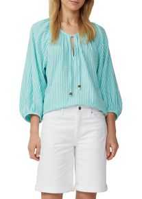 s.Oliver Damen Klassische Blusepool blau, casual, Gr. 44, unifarben, Web, Obermaterial: 100% Baumwolle, Blusen, mit Raglan Ärmeln