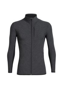 Icebreaker Descender L/S Zip Fleecejacke Herren (Gr M |grau)