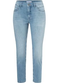 MAC Damen 7/8-Jeans "MELANIE 7/8 Summer"river clea, casual, Gr. 36, unifarben, Denim/Jeans, Obermaterial: 98% Baumwolle, 2% Elasthan, Jeans, mit