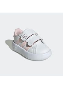 Sneaker "ADIDAS DISNEY MINNIE MAUS GRAND COURT KINDER", adidas Sportswear, Gr. 22cloud weiß, clear pink, chalk weiß, Synthetik, sportlich, Schuhe
