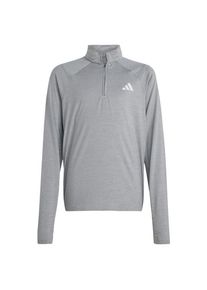 Adidas Goto PZ 1/4 Zip Longsleeve Tee Longsleeve Kinder (Gr 176 |grau)