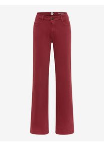 Brax Damen Five-Pocket-Hose Style MAINE MULBERRY, denim dunkelrot, Gr. 46K