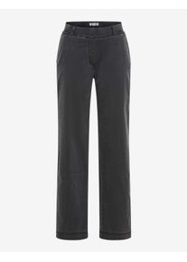 Raphaela by Brax Damen Marlenehose Style PAM FLARED ANTHRA Denim Dunkelgrau Anthrazit, denim dunkelgrau - anthrazit, Gr. 50K