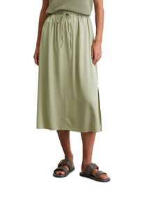 Marc O'Polo MARC O'POLO Damen Webrock "aus LENZING ECOVERO "smooth sage, casual, Gr. 44, unifarben, Obermaterial: 100% Viskose, Röcke