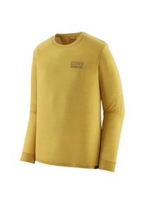 Patagonia L/S Cap Cool Merino Graphic Shirt Merinoshirt Herren Wandern (Gr M |beige)