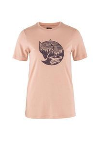Fjällräven Merinoshirt Fjällräven Abisko Wool Fox S/S Damen (Gr XS |rosa/beige)