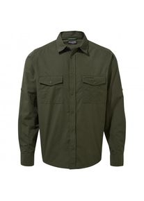 Craghoppers Kiwi L/S Shirt Hemd Herren Reisen (Gr 4XL |oliv)