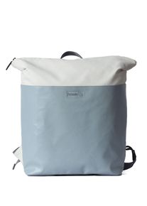 7CLOUDS Laptoprucksack "Wenuv 7.1"grau, sanftes weiß, Tarpaulin, Polyethylen, casual, Rucksäcke, mit recyceltem PET