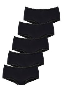 Vivance Panty schwarz Gr. 32/34 für Damen. Mit Schleife. Körpernah. Nachhaltig.