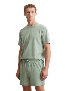 Marc O'Polo MARC O'POLO Damen Shorts "Mix & Match Cotton", Gr. M, grün, Single Jersey, Obermaterial: 100% Baumwolle, unifarben, casual, Hosen, mit Tunnelzug und