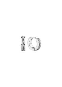 Vivance Damen Paar Creolen "Edelstahl Durchmesser 14mm", silber, Edelstahl, Ohrringe