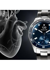 Withings Smartwatch "ScanWatch Nova 42mm", 16mm, blau, Smartwatches