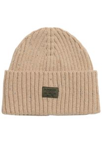 Superdry Damen Beanie "WORKWEAR NEP KNITTED BEANIE", beige, casual, unifarben, Strick, Materialmix, Mützen