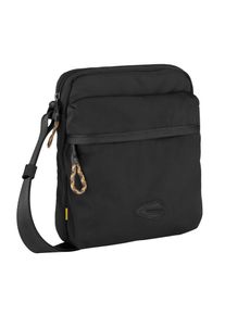 Camel Active Damen Umhängetasche "Terra", schwarz, Polyester, Taschen, aus recyceltem Nylon und voluminös aufgesetzten Taschen