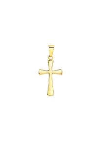 Vivance Damen Ketten-Anhänger "333 Gelbgold glanz Kreuz", ONE-SIZE, Gold, 0,4 g, gelb, Gold, Schmuckanhänger
