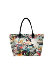 DOGO Damen Weekender "Weekender Lucid Dreaming Damen Handtaschen (Fashion) / Neutral", bunt, Lacklederimitat, Taschen, Vegan