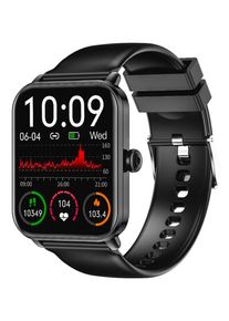 AGM BY BEAFON Smartwatch "Smart Watch 102", schwarz, Smartwatches
