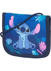 McNeill Kinder Brustbeutel "Disney, Stitch", blau, Polyester, Kleinlederwaren
