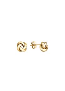 Vivance Damen Paar Ohrstecker "375/- Gelbgold glanz Knoten", ONE-SIZE, Gold, gelb, Gold, Ohrringe