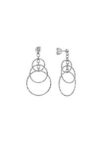 Celesta Damen Paar Ohrhänger, ONE-SIZE, Silber 925 (Sterlingsilber), weiß, Silber 925 (Sterlingsilber), Ohrringe
