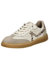 Mustang Shoes Damen Sneaker "Mustang Shoes Sneaker Lederimitat", Gr. 40, beige, Lederimitat, casual, Schuhe
