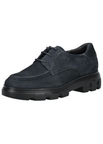 Paul Green Damen Schnürschuh "Paul Green Halbschuhe Nubukleder", Gr. 39, blau, Nubukleder, casual, Schuhe