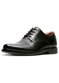 Clarks Herren Schnürschuh "Clarks Businessschuhe Leder", Gr. 46, schwarz, Leder, elegant, Schuhe