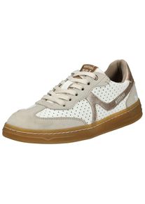 Mustang Shoes Damen Sneaker "Mustang Shoes Sneaker Lederimitat", Gr. 39, weiß, Lederimitat, casual, Schuhe