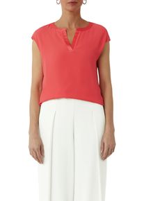comma, COMMA Damen T-Shirtlight lobster, casual, Gr. 44, unifarben, Single Jersey, Obermaterial: 93% Viskose, 7% Elasthan. Futter: 93% Viskose, 7% Elasthan,
