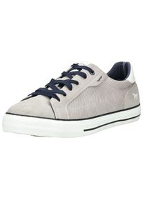 Mustang Shoes Herren Sneaker "Mustang Shoes Sneaker Lederimitat", Gr. 46, grau, Lederimitat, casual, Schuhe
