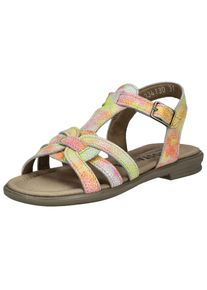 Ricosta Kinder Riemchensandalette "Ricosta Sandalen Leder", Gr. 33, pink, Leder, casual, Schuhe