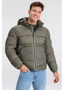 BOSS Orange Herren Steppjacke "Okobra", grau, casual, Gr. 46, unifarben, Steppware, Obermaterial: 100% Polyacryl, Jacken, mit Reißverschlusstaschen