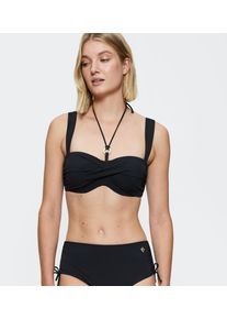 Triumph Damen Bügel-Bikini-Top "Summer Twist DP", schwarz, elegant, Gr. 38, Microfaser, Obermaterial: 77% Polyamid, 23% Elasthan, Bikini-Oberteile,