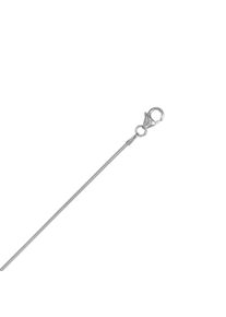 ONE ELEMENT Damen Goldkette "Halskette Tonda rund Reif aus 333 Weißgold Ø 1 mm", 42, Weißgold 333-Gold, silber, Weißgold 333, Gold, Halsketten, ein