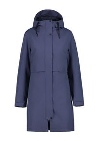 Icepeak Damen Steppmantel "D FUKTIONSPARKA 2IN1 AGRIGA", blau, sportlich, Gr. 48, Softshell, Obermaterial: 100% Polyester. Futter: 100% Polyester.