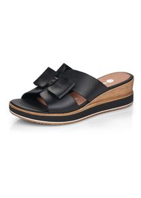 Remonte Damen Pantolette "Remonte Pantoletten Glattleder", Gr. 40, schwarz, Glattleder, casual, Schuhe