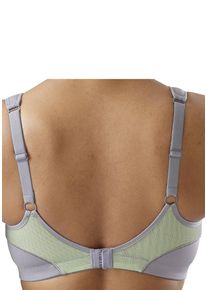 H.I.S. H.I.S Damen Sport-BH, Gr. 75, bunt, Microtouch, Obermaterial: 90% Polyester (COOLMAX), 10% Elasthan (LYCRA), sportlich, BHs, ohne Bügel mit COOLMAX