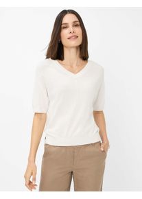 Brax Damen Strickpullover "Style LESLEY", weiß, Gr. 38, 86% Viskose, 14% Polyester, Pullover