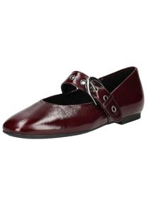 Gabor Damen Riemchenballerina "Gabor Ballerinas Leder", Gr. 40, rot, Leder, casual, Schuhe