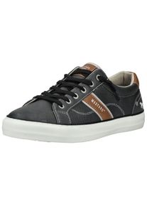 Mustang Shoes Herren Sneaker "Mustang Shoes Sneaker Lederimitat/Textil", Gr. 44, grau, Lederimitat, Textil, casual, Schuhe