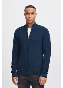 Blend Herren Strickjacke "BHCodford zipthrough", blau, modisch, Gr. L, unifarben, Strick, Obermaterial: 100% Baumwolle, Strickjacken