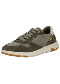 Camel Active Herren Sneaker "Camel Active Sneaker Leder/Textil", Gr. 44, grün, Leder, Textil, casual, Schuhe