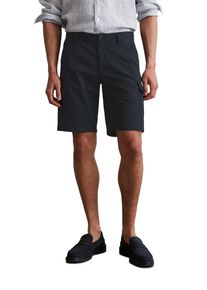 Marc O'Polo MARC O'POLO Herren Cargoshorts "Reso", blau, Gr. 30, Twill, Obermaterial: 98% Baumwolle, 2% Elasthan, Hosen