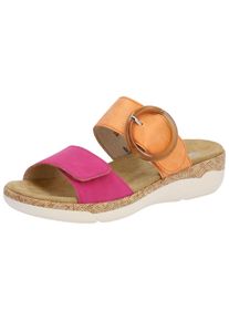 Remonte Damen Pantolette "Remonte Pantoletten Lederimitat", Gr. 39, pink, Lederimitat, casual, Schuhe