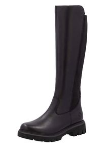 Remonte Damen Stiefel "Remonte Stiefel Leder/Textil", Gr. 38, schwarz, Leder, Textil, casual, Schuhe