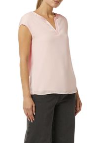 comma, COMMA Damen T-Shirt, rosa, casual, Gr. 42, unifarben, Single Jersey, Obermaterial: 93% Viskose, 7% Elasthan. Futter: 93% Viskose, 7% Elasthan,